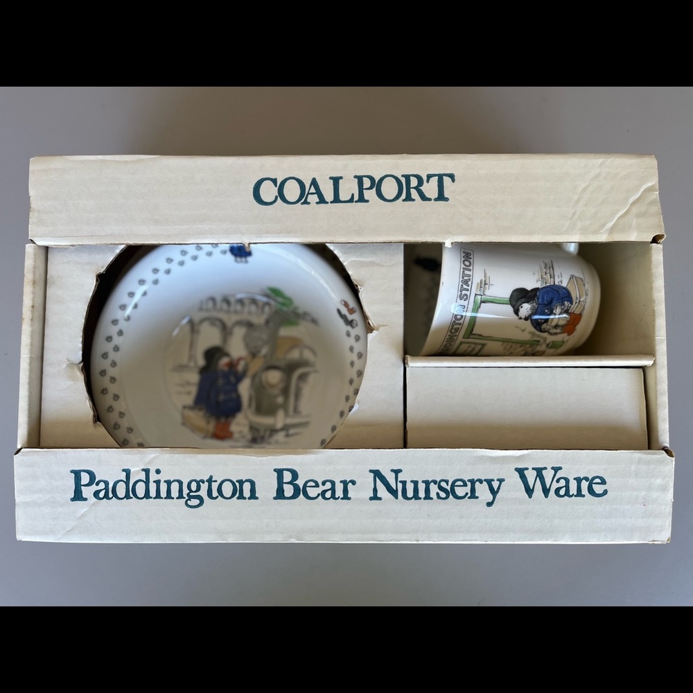 Coalport Paddington Bear Nursery set